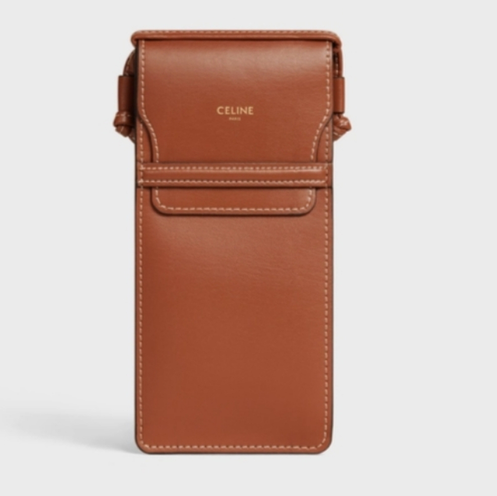 CELINE Triomphe Sunglass case/Crossbody